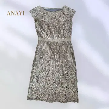 [ 새상품급 ] ANAYI 럭셔리 자수 레이스 프렌치 슬리브 원피스