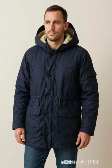 D'URBAN 더반 인터메조 모즈 코트 밀리터리 M