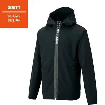 ZETT BEAMS DESIGN 블랙 나일론 자켓 L