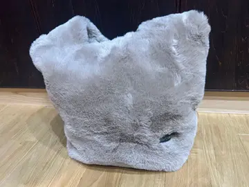 에코 퍼 숄더 토트백/라이트 브라운