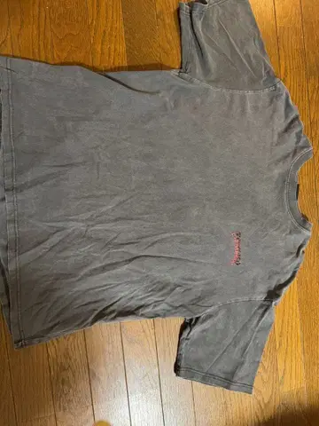 Thrasher 프레임 로고 T셔츠 그레이