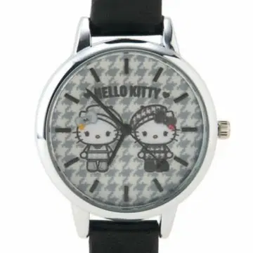 새상품 산리오 kitty 키티 워치 (흑백 걸리시 쌍둥이 코디)
