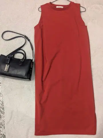 MOUSSY 마우지 슬리브리스 원피스