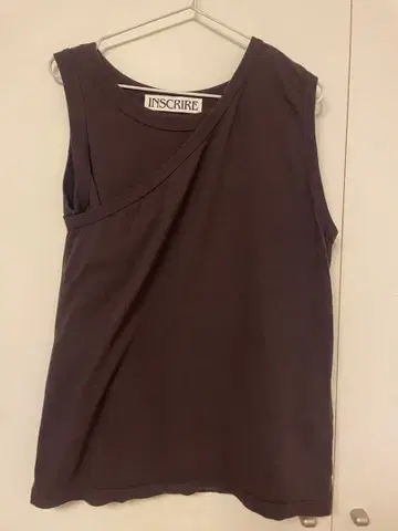 INSCRIRE 레이어드 슬리브리스 T셔츠