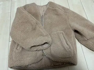 보아 블루종 리버서블 베이지