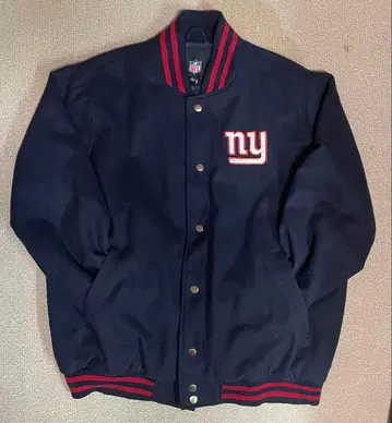 NY Giants 바시티 자켓 XXL 네이비