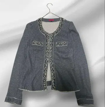 빅 사이즈! TO BE CHIC 비쥬 노카라 자켓 III