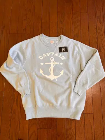 리얼 맥코이 앵커 프린트 맨투맨 L 사이즈 미사용 새상품 양V