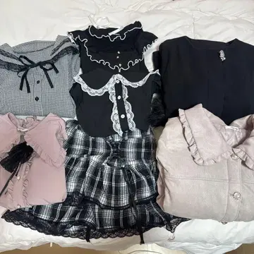 여성용 지뢰계 양산형 묶음 판매 7점