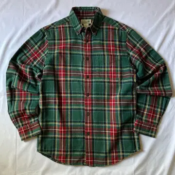 00s L.L.Bean 엘엘빈 체크 셔츠 그린 인기 그린