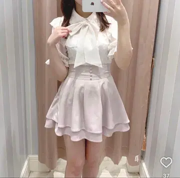 evelyn 더블 플레어 SK 핑크