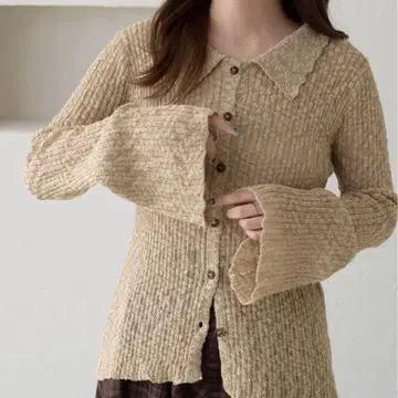 [ apres jour clair ] 시어 폴로 니트