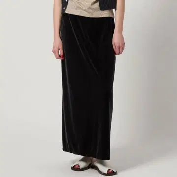 스티븐 아란 벨로아 롱 스커트 블랙