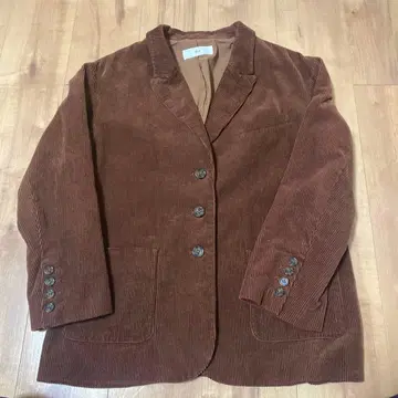 SLY 브라운 코듀로이 테일러드 자켓