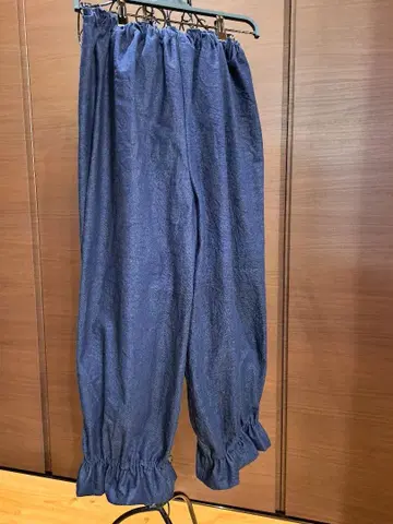 프리 판매 오카야마 데님 6온스 인디고 귀여운 서랍 팬츠