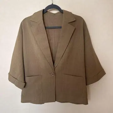 새상품*studio clip 모듬 돌먼 하프 슬리브 자켓