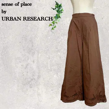 1330 센스 오브 플레이스 가우초 팬츠 안감 있음 자수 하의