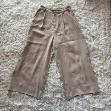 ketty 여성용 가우초 팬츠 S 아이보리 와이드 루즈핏