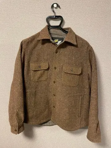 FAT 브라운 자켓 울풍