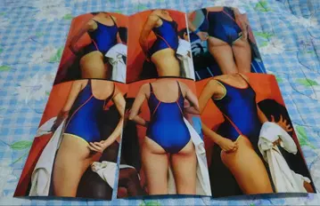 80년대 아이돌 브로마이드 하야미 유 2 수영 대회 L 사이즈 6장