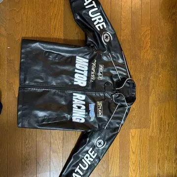 모터 레이싱 가죽 자켓