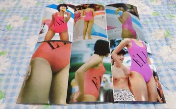 80년대 아이돌 브로마이드 하야미 유우 3 수영 대회 L 사이즈 6장