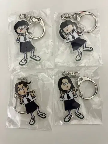 아타라시 학교의 리더즈 아크릴 키링 4개 세트