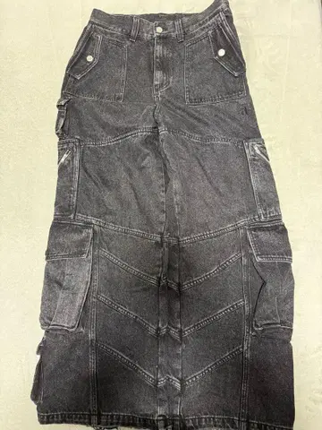 NOMANUAL 노매뉴얼 데님 카고 팬츠