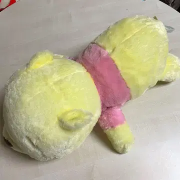 디즈니 곰돌이 푸 빨간 뺨 웅크린 메가 점보 봉제 인형