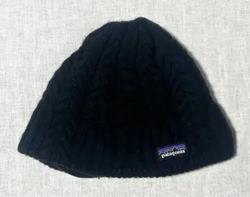 파타고니아 케이블 비니 블랙 니트캡
