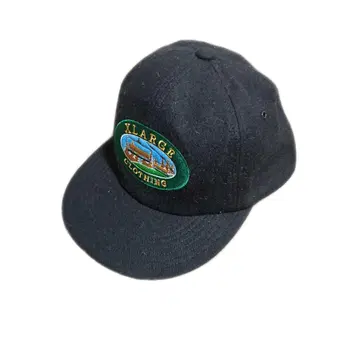 새상품급 당일 발송 XLARGE 블랙 캡 자수 로고
