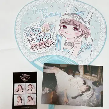 CUTIE STREET 큐스토 우메다 미유 생일 입장 혜택 씰 포스카