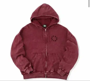 Thats Life 지퍼 후드티 레드 L