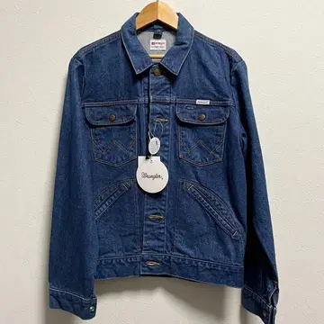 새상품 wrangler 랭글러 콜라보 데님 자켓 블루 G 자켓