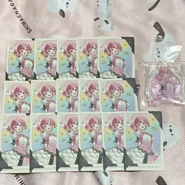 프로세카 호우 에무 그리카 금박 오로라 아크릴 키링