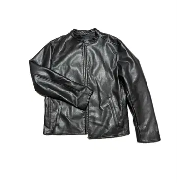 NANO UNIVERSE 블랙 싱글 라이더 자켓