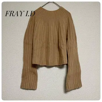 [ 프레이 아이디 ] 리브 하이넥 풀오버 니트 스웨터