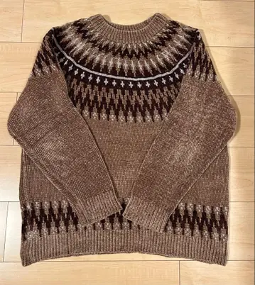 니트 노르딕 무늬