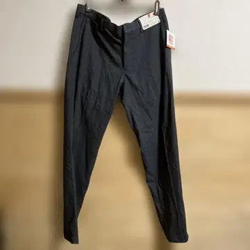 히트텍 스트레치 슬림핏 노턱 팬츠 82cm 그레이