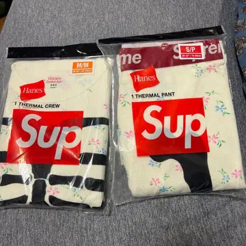 Hanes Sup 써멀 크루 앤 팬츠 세트 M/M S/P