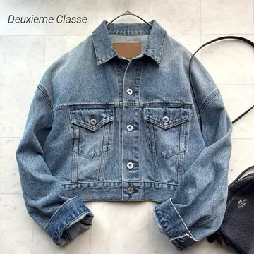 두지엠 클라세 Cropped Denim 자켓 G 자켓 짧은 기장