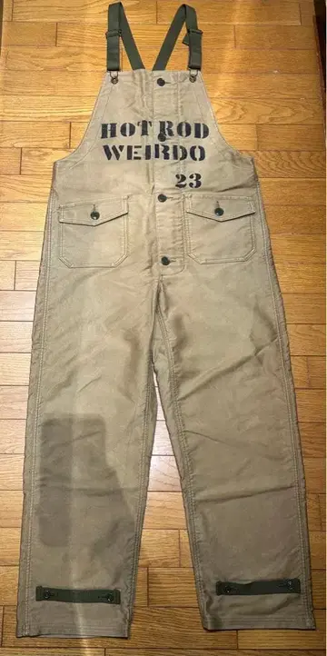 WEIRDO 오버롤 S 사이즈