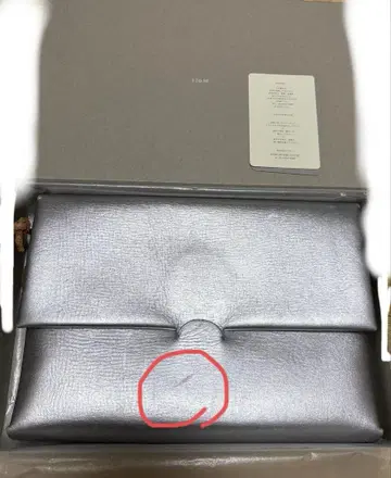 i ro se /BAG-SL08 가죽 심리스 숄더 케이스 실버