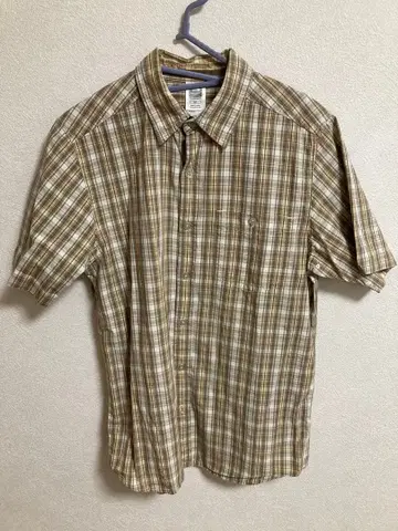 THE NORTH FACE 반팔 체크 셔츠