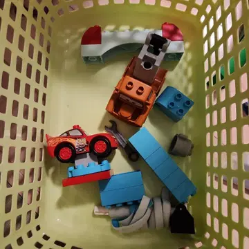 맥퀸 LEGO 블록 세트 레고 듀플로 카즈 세차장