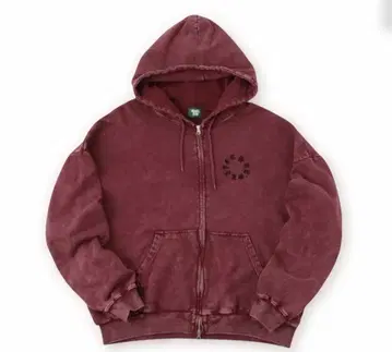 Thats Life 지퍼 후드티 레드 L