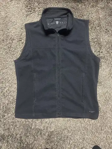 나이키 남성용 블랙 플리스 베스트 M