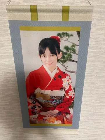 노기페스 이케다 에레사 친필 사인 족자 태피스트리 노기자카46