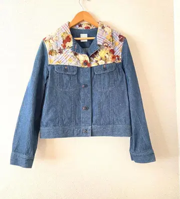 카네코 이사오 KANEKOISAO 원더풀 월드 부케 데님 자켓