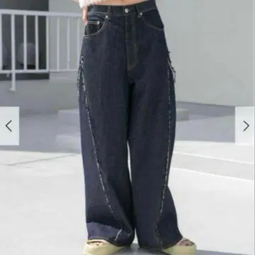 KBF 컷오프 와이드 데님